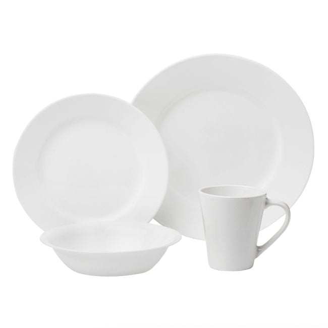 corelle 16pc dazzling dinnerware set service for 4 #1094014