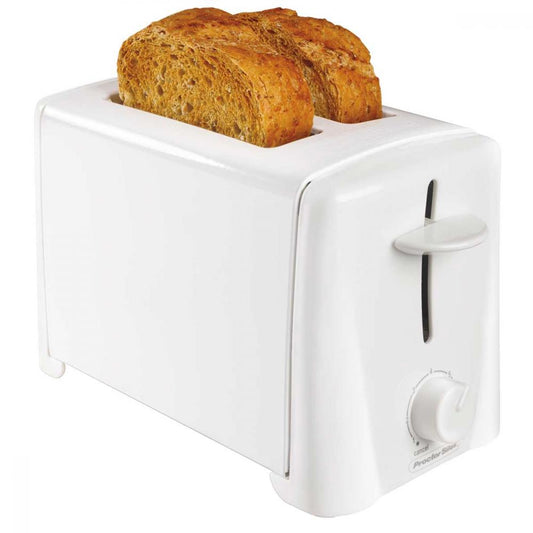 proctor silex 2 slice toaster white