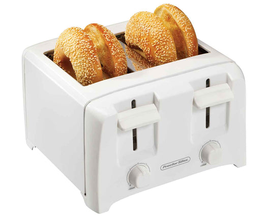 4 slice toaster white proctor silex 24610