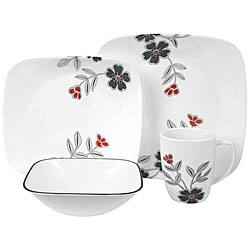 Corelle 16-Piece Mandarin Flower Dinnerware Set