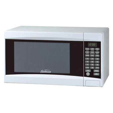 sunbeam .7cu microwave white sgd2701