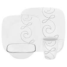Corelle Square 16pc Dinnerware Set Endless Thread