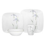 CORELLE SET SQUARE- SHADOW IRIS #1085645